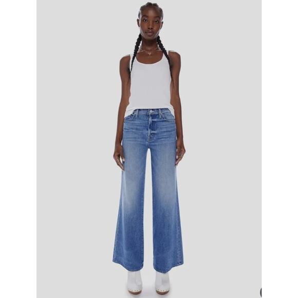 MOTHER Denim - Mother The Tomcat Roller Jeans Womens 26 Blue/Pretty Is As Pretty Does